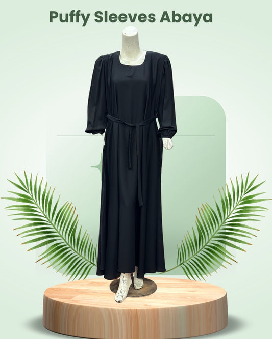 Puffy Sleeves Abaya